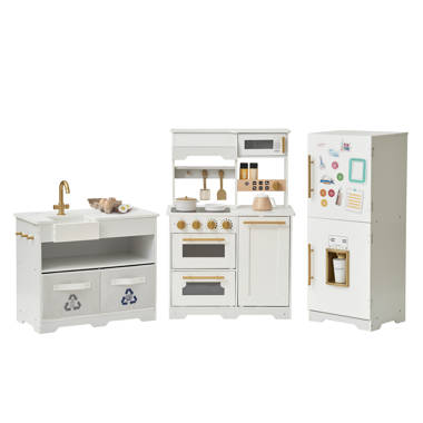 Step2 Gilded Gourmet Kitchen Playset For Kids Includes 20 Plus Toy